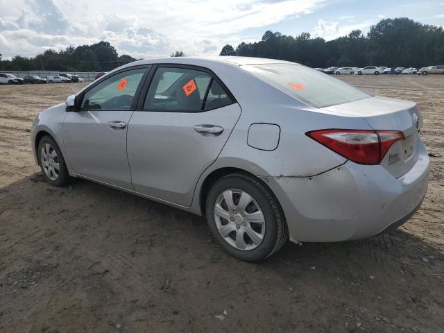 5YFBURHEXEP002949 - 2014 TOYOTA COROLLA L Gümüş foto 2