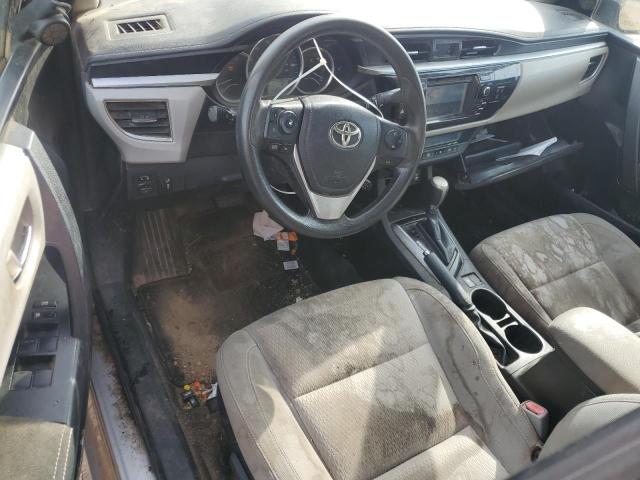 5YFBURHEXEP002949 - 2014 TOYOTA COROLLA L Gümüş foto 8