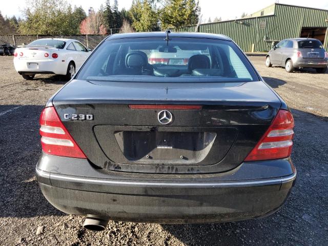 WDBRF52H76F784896 - 2006 MERCEDES-BENZ C 230 BLACK photo 6