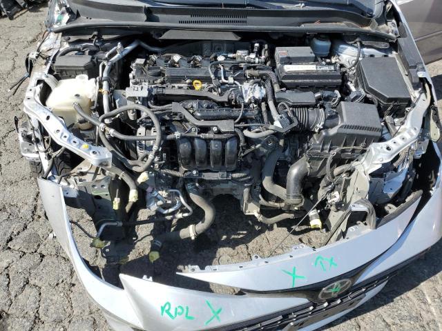 JTNK4RBE9K3056879 - 2019 TOYOTA COROLLA SE ვერცხლისფერი ფოტო 11