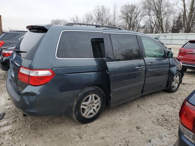 5FNRL38636B411315 - 2006 HONDA ODYSSEY EXL GRAY photo 3