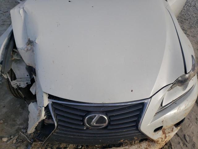 JTHBF1D29E5031135 - 2014 LEXUS IS 250 WHITE photo 11