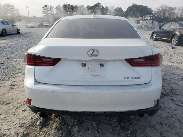 JTHBF1D29E5031135 - 2014 LEXUS IS 250 WHITE photo 6