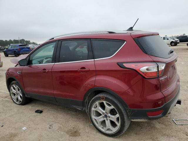 1FMCU0J95JUA42507 - 2018 FORD ESCAPE TITANIUM RED photo 2