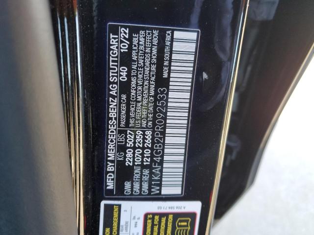 W1KAF4GB2PR092533 - 2023 MERCEDES-BENZ C 300 BLACK photo 13