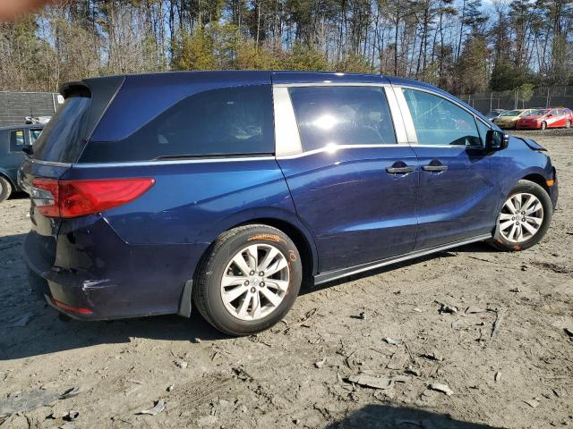 5FNRL6H22KB129188 - 2019 HONDA ODYSSEY LX BLUE photo 3