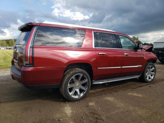 1GYS4HKJ2HR244882 - 2017 CADILLAC ESCALADE ESV LUXURY წითელი ფოტო 3