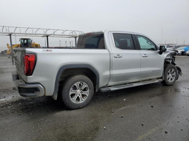 3GTUUDED3NG582770 - 2022 GMC SIERRA K1500 SLT SILVER photo 3