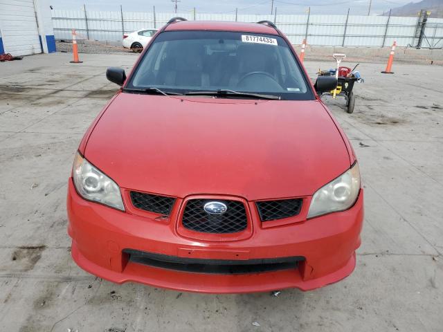 JF1GG67616H811569 - 2006 SUBARU IMPREZA AW 2.5I SPORTS WAGON RED photo 5