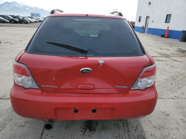 JF1GG67616H811569 - 2006 SUBARU IMPREZA AW 2.5I SPORTS WAGON RED photo 6