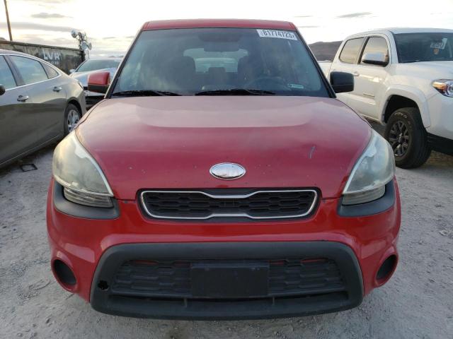 KNDJT2A55D7605940 - 2013 KIA SOUL RED photo 5