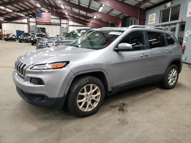 1C4PJMCB3EW186279 - 2014 JEEP CHEROKEE LATITUDE SILVER photo 1