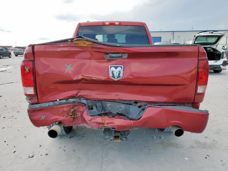 1C6RR6FT8DS665778 - 2013 RAM 1500 ST MAROON photo 6
