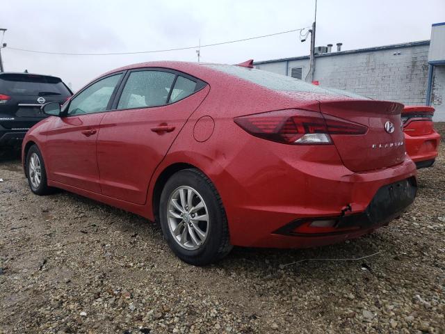 5NPD94LA5KH416554 - 2019 HYUNDAI ELANTRA ECO RED photo 2