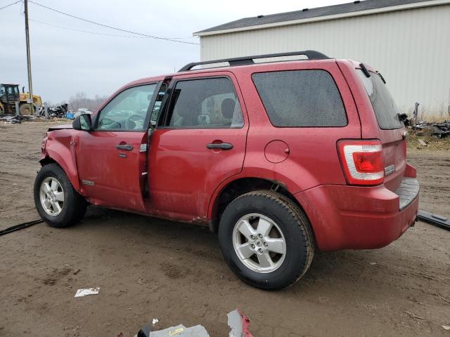 1FMCU03178KB12277 - 2008 FORD ESCAPE XLT RED photo 2