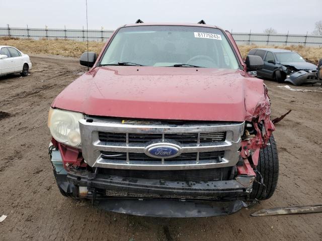 1FMCU03178KB12277 - 2008 FORD ESCAPE XLT RED photo 5