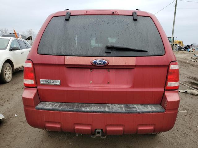 1FMCU03178KB12277 - 2008 FORD ESCAPE XLT RED photo 6