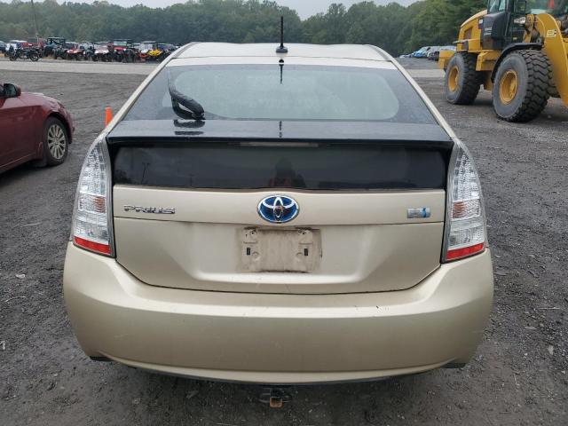 JTDKN3DU2A1241823 - 2010 TOYOTA PRIUS ოქროსფერი ფოტო 6