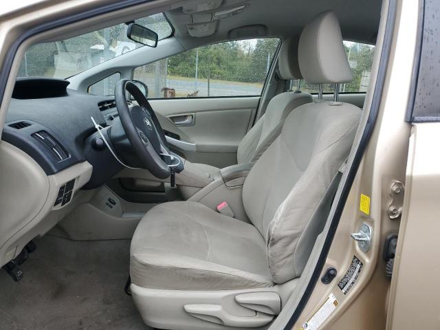 JTDKN3DU2A1241823 - 2010 TOYOTA PRIUS ოქროსფერი ფოტო 7