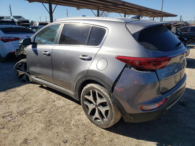 KNDPR3A68H7240599 - 2017 KIA SPORTAGE SX GRAY photo 2