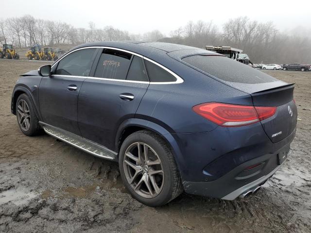 4JGFD6BB8MA532236 - 2021 MERCEDES-BENZ GLE AMG 53 4MATIC BLUE photo 2