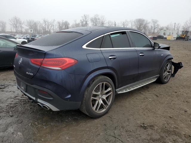 4JGFD6BB8MA532236 - 2021 MERCEDES-BENZ GLE AMG 53 4MATIC BLUE photo 3