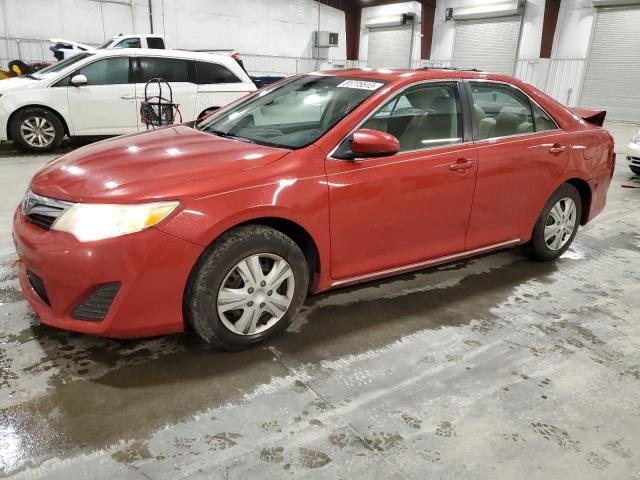 4T1BF1FK1CU540231 - 2012 TOYOTA CAMRY BASE RED photo 1