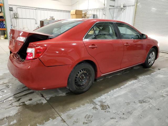 4T1BF1FK1CU540231 - 2012 TOYOTA CAMRY BASE RED photo 3