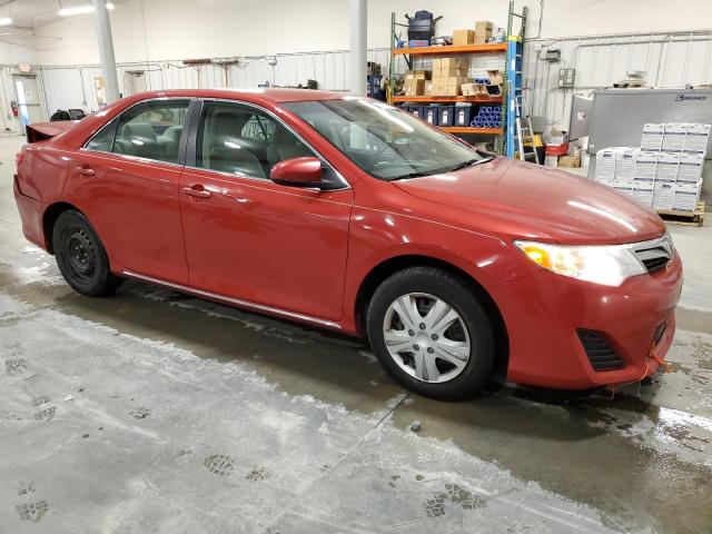 4T1BF1FK1CU540231 - 2012 TOYOTA CAMRY BASE RED photo 4