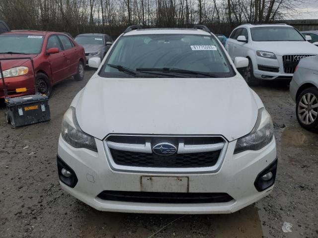 JF1GPAU69E8302884 - 2014 SUBARU IMPREZA SPORT LIMITED WHITE photo 5