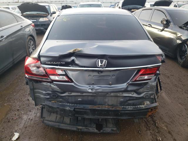 19XFB2F55DE000334 - 2013 HONDA CIVIC LX GRAY photo 6