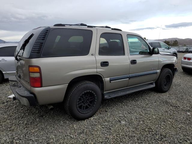 1GNEK13T01R226541 - 2001 CHEVROLET TAHOE K1500 BEIGE photo 3