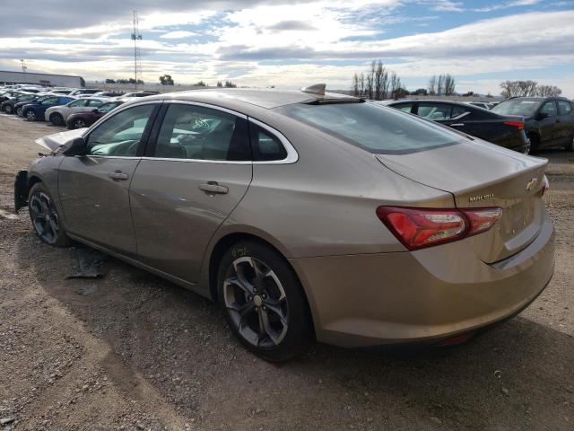 1G1ZD5STXNF152543 - 2022 CHEVROLET MALIBU LT GOLD photo 2