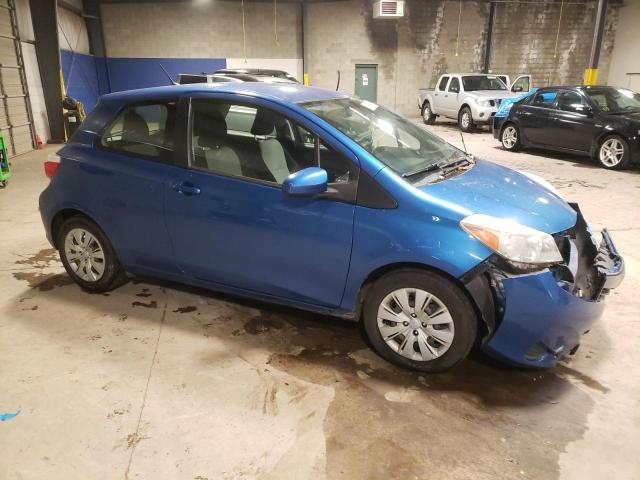 JTDJTUD3XCD515186 - 2012 TOYOTA YARIS BLUE photo 4