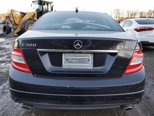 WDDGF81X89R042017 - 2009 MERCEDES-BENZ C 300 4MATIC BLACK photo 6