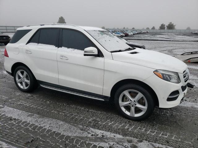 4JGDA5HB2HA825587 - 2017 MERCEDES-BENZ GLE 350 4MATIC WHITE photo 4