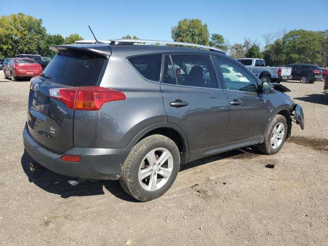 JTMRFREV0ED090202 - 2014 TOYOTA RAV4 XLE GRAY photo 3