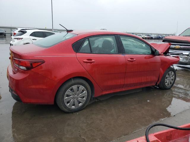 3KPA24AD1LE295919 - 2020 KIA RIO LX RED photo 3