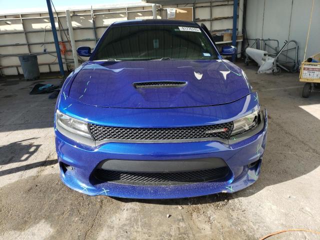 2C3CDXCT3LH229552 - 2020 DODGE CHARGER R/T BLUE photo 5