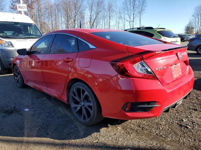 2HGFC2F88MH513932 - 2021 HONDA CIVIC SPORT 红色 照片 2