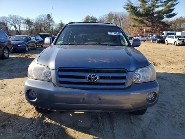 JTEEP21A640051802 - 2004 TOYOTA HIGHLANDER BLUE photo 5