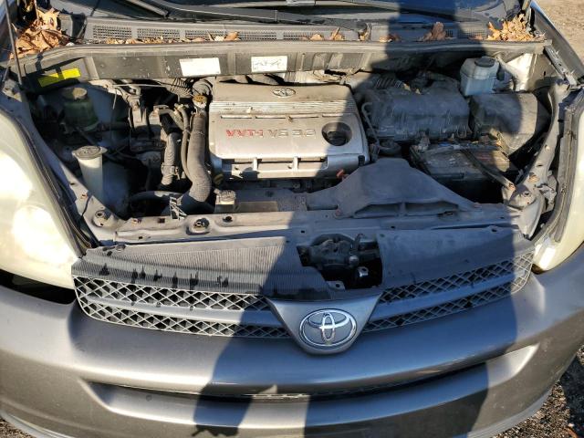 5TDZA22C15S367484 - 2005 TOYOTA SIENNA XLE GRAY photo 12