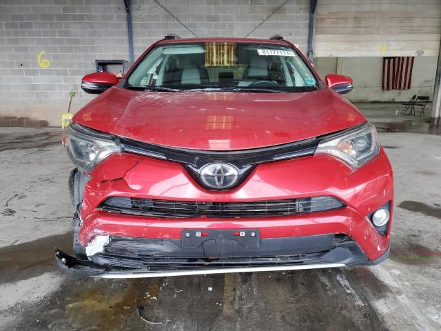 2T3RFREV2GW511066 - 2016 TOYOTA RAV4 XLE RED photo 5