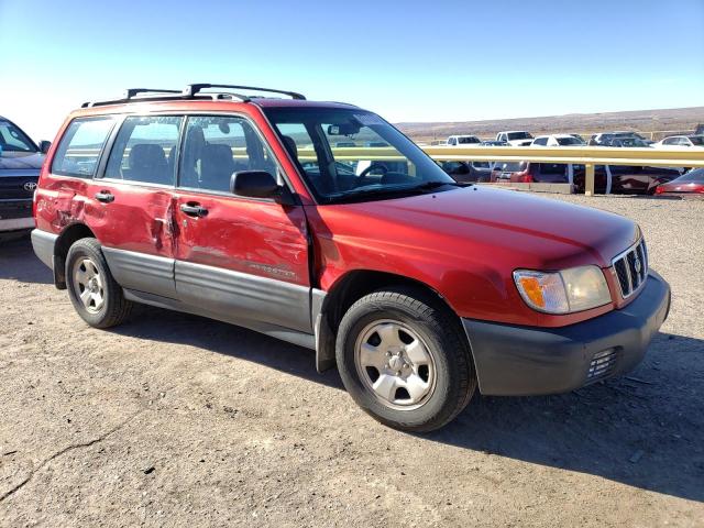 JF1SF63581H744021 - 2001 SUBARU FORESTER L BURGUNDY photo 4