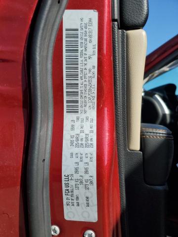 1C4PJMDS8HW545516 - 2017 JEEP CHEROKEE LIMITED 红色 照片 13