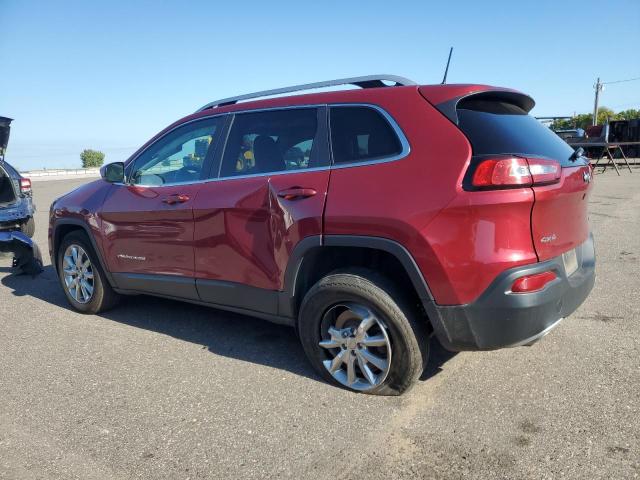 1C4PJMDS8HW545516 - 2017 JEEP CHEROKEE LIMITED 红色 照片 2