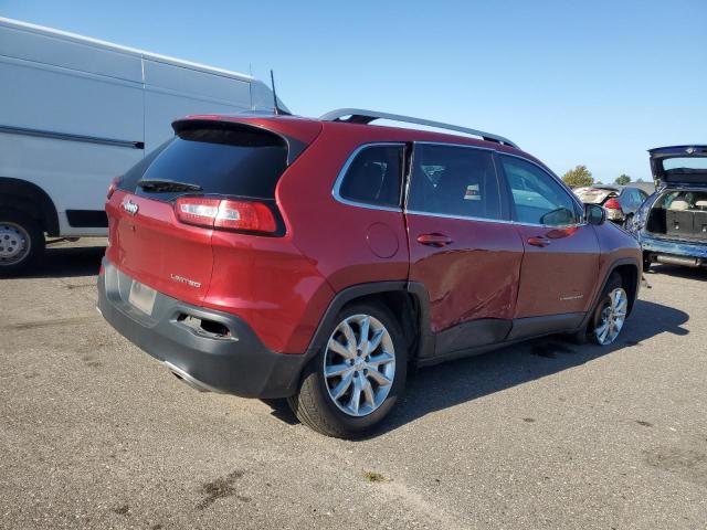 1C4PJMDS8HW545516 - 2017 JEEP CHEROKEE LIMITED 红色 照片 3