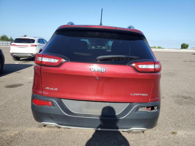 1C4PJMDS8HW545516 - 2017 JEEP CHEROKEE LIMITED 红色 照片 6