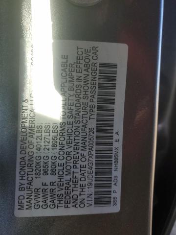 19UDE4G7XPA005726 - 2023 ACURA INTEGRA A-SPEC TECH GRAY photo 12