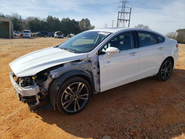 3FA6P0D95LR132888 - 2020 FORD FUSION TITANIUM WHITE photo 1